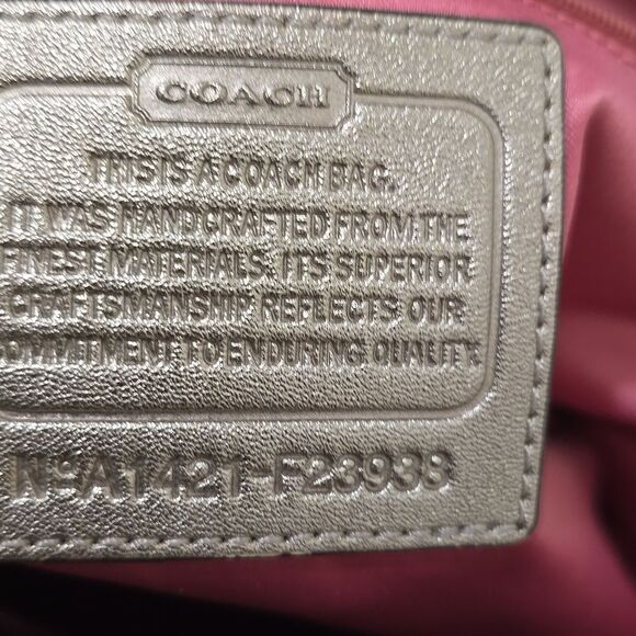 Coach Purse Tan and Light - Picture 9 of 11